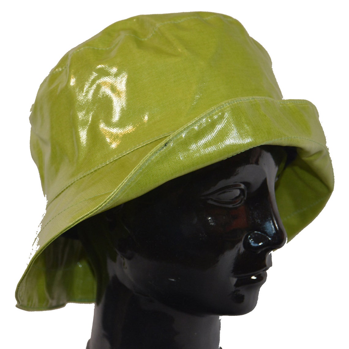 Womens Waterproof Rain Hat in Fresh Spring Green Rainproof Etsy UK