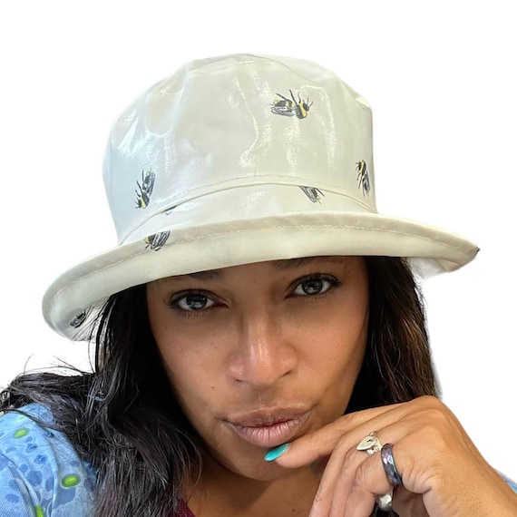 White hotsell waterproof hat