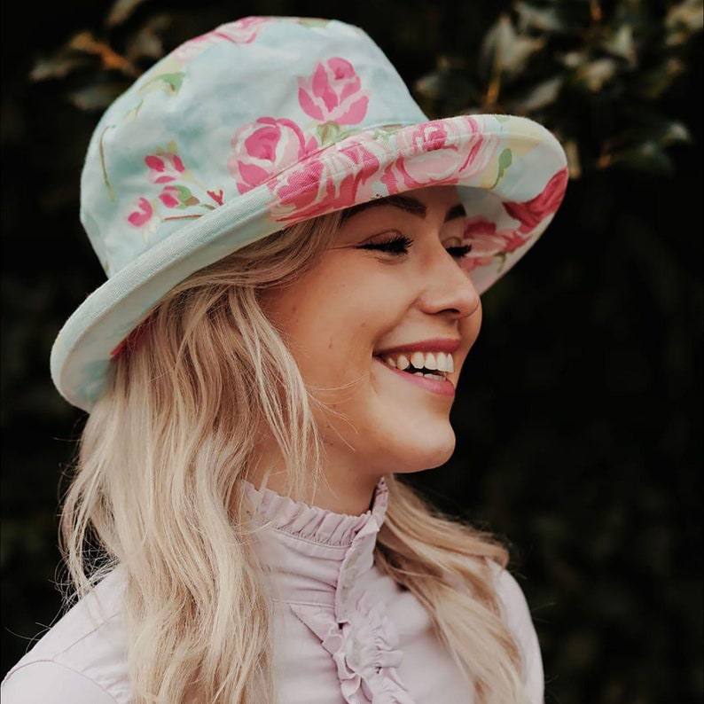 ladies fabric sun hats