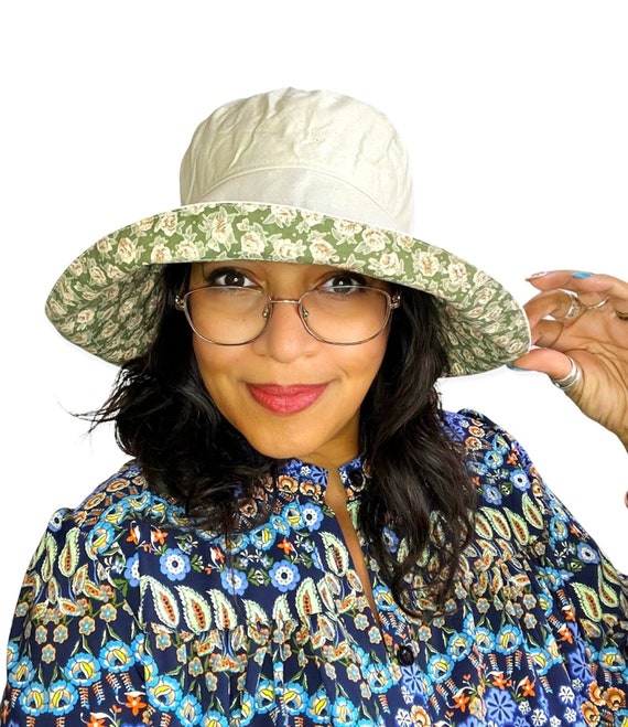Cream Cotton Sun Hat 
