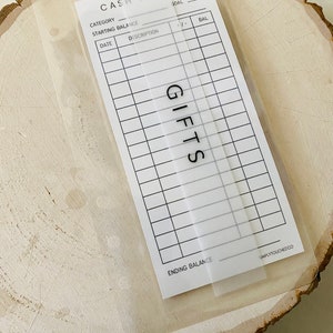 Trackers for Cash Envelopes | Spending Trackers for Budget Envelopes | Money Trackers for A6 Zipper and Laminated Envelopes image 5