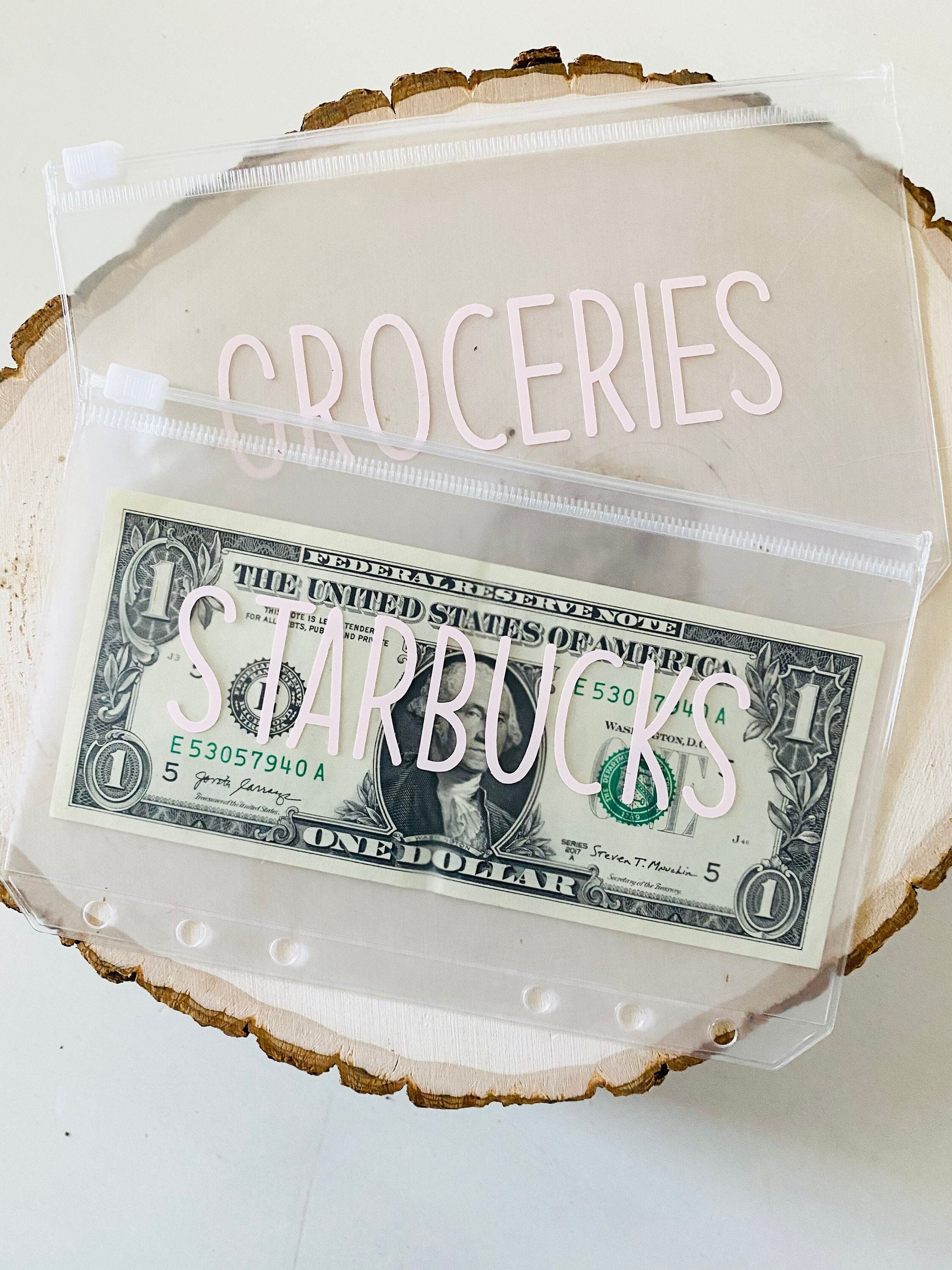 Clear Cash Envelopes Zipper Envelopes A6 Binder Envelopes Etsy