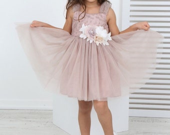 Handmade Princess Dress, Girly Dress, Pink fruit-fruity dress, Birthday, Christening, tulle Gown, pink & Gold girl outfit