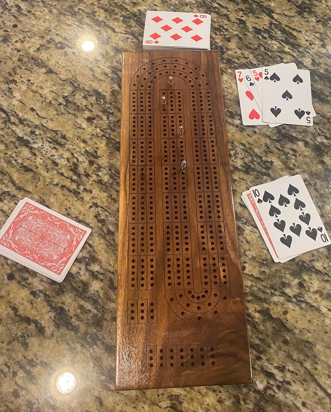3 Person/team Cribbage Board Files Instant Download at Etsy
