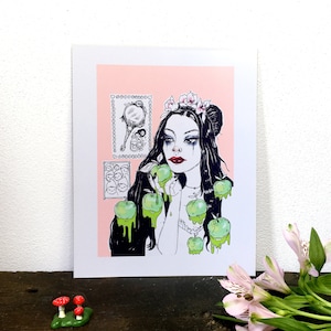 Snow White&#39;s Dream / Art Print, Illustration