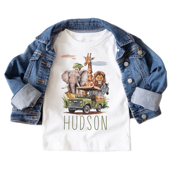 DEER EMBROIDERY DESIGN SAFARI SHIRT JＫ Disney Animal Kingdom Safari Trip Shirt Unisex Adult Kid Shirt