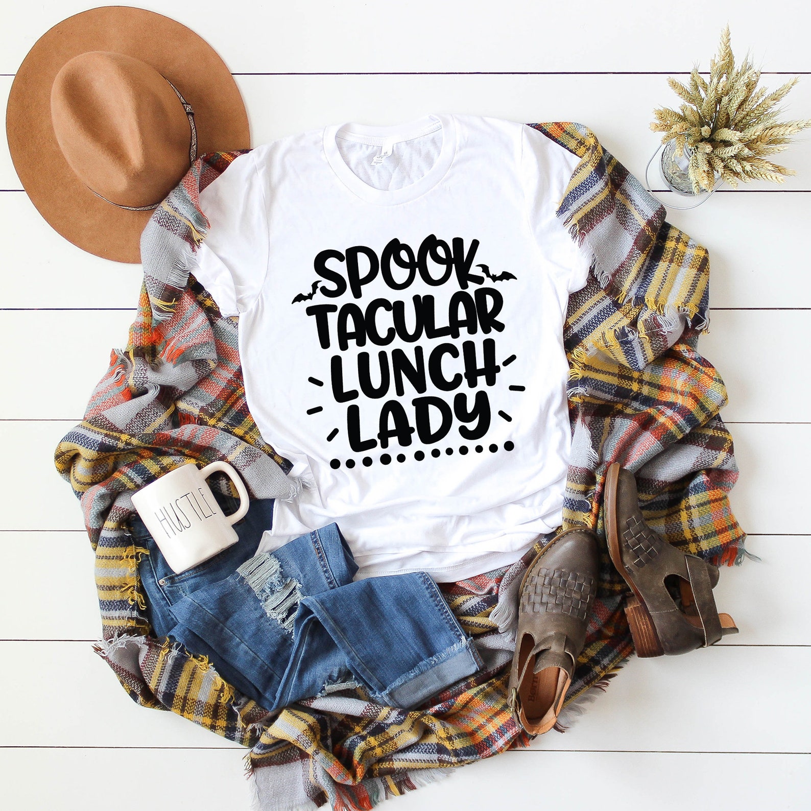 Halloween Lunch Lady Shirt Spooktacular Lunch Lady Spooky Etsy