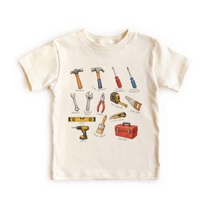 Kids Handyman Tools Shirt - Educational Construction Toddler, Adult, Youth Graphic Tee