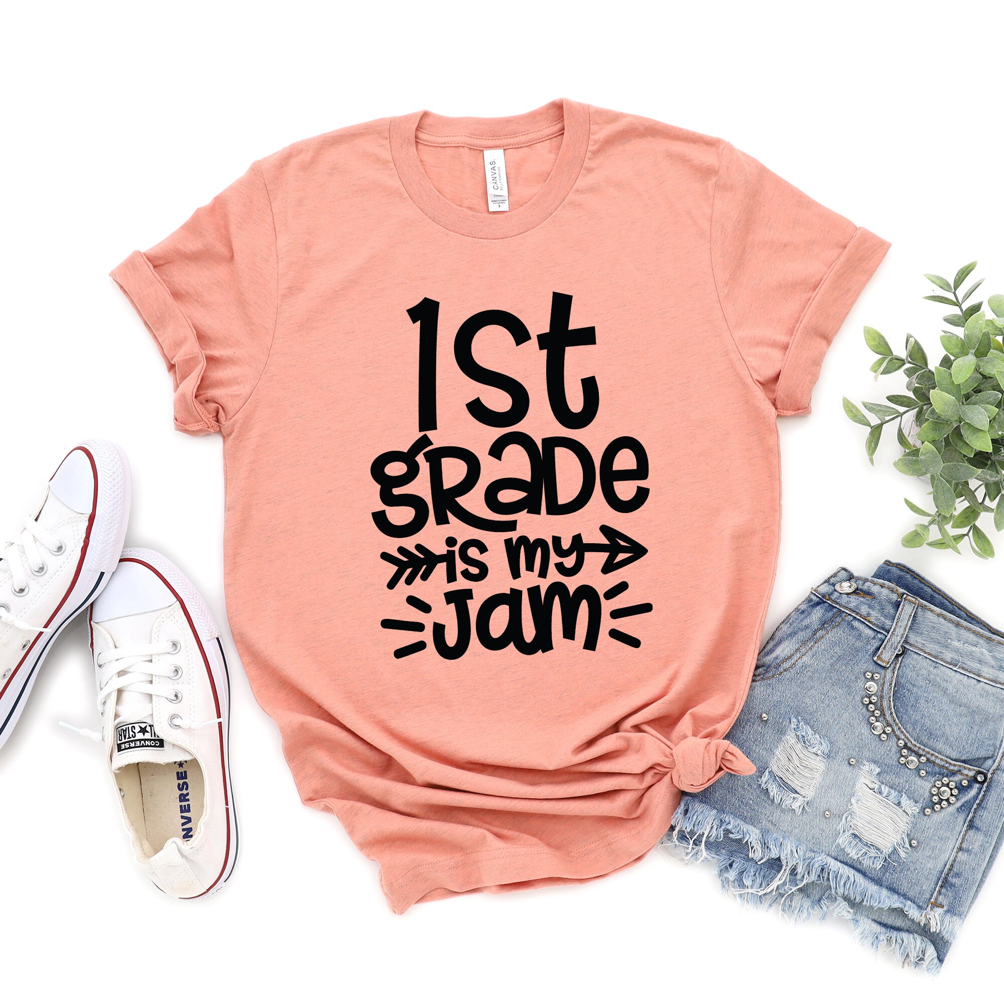 First Grade Teacher Shirt 1st Grade is My Jam Teacher | Etsy