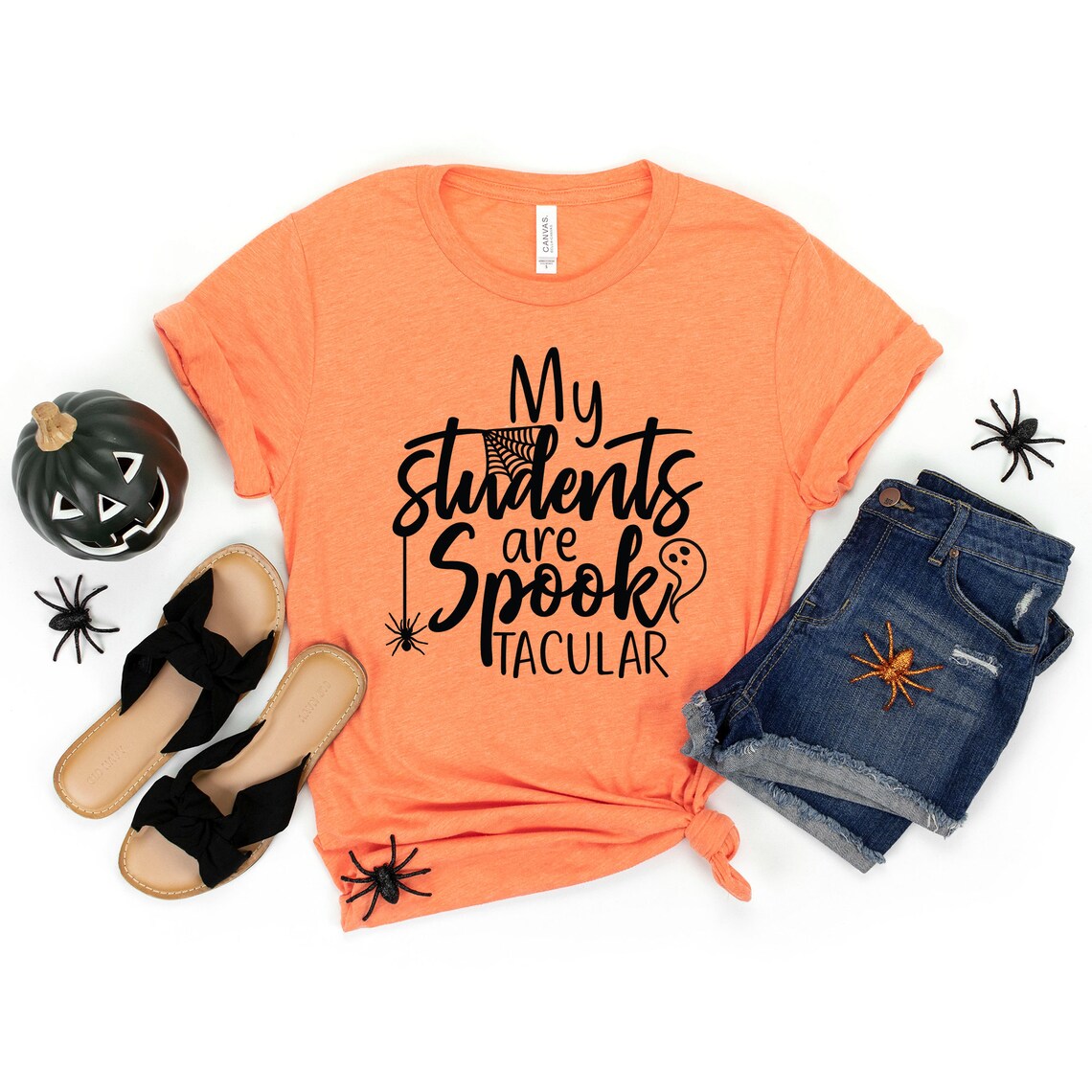 Halloween Teacher Shirts My Students Are Spooktacular Etsy