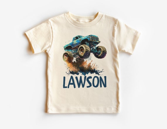 Birthday Boy Monster Truck Birthday Party Gift For Boys Kids T-Shirt Birthday Boy Monster Truck Birthday Party Gift For Boys Kids T-Shirt