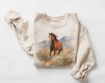 80年代のヴィンテージ馬をテーマにしたセーター サイズS/M 乗馬ニット