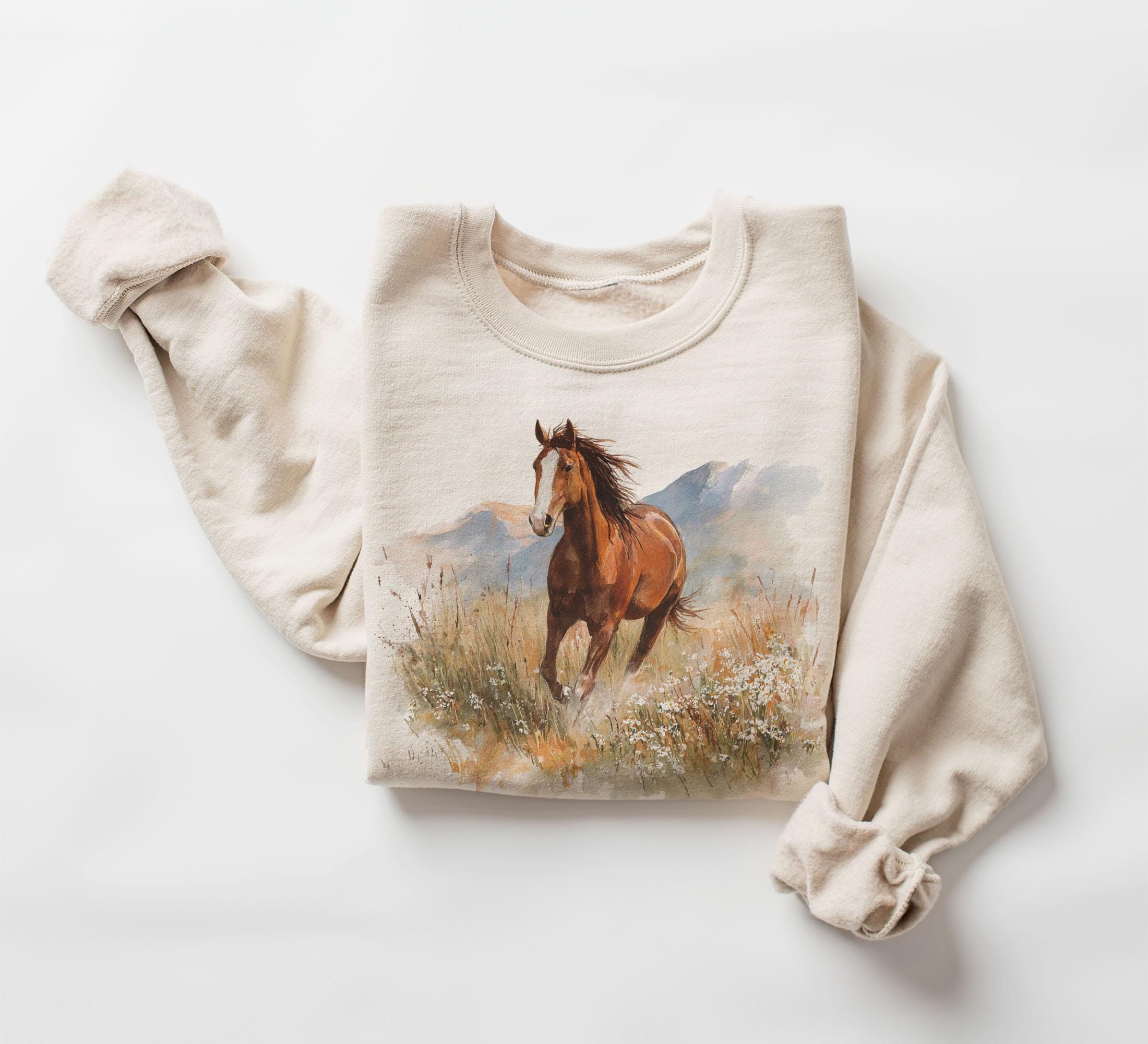 90s Horse Sweatshirt - Etsy