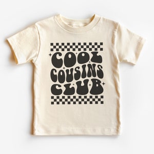 クール カズンズ クラブ 幼児用シャツ - キュートなレトロ カズンズ シャツ - ナチュラル ボヘミアン 幼児用 & ユース T シャツ