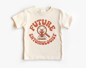 Future Entomologist Ant Kids Shirt - Bug Lover Toddler Tee - Funny Science Outfit for Boys and Girls - Insect Collector Graphic T-Shirt Gift