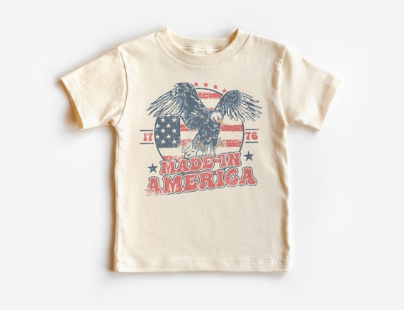 Patriotic Eagle 4th July Outfit With Vintage American Flag T-Shirt Patriotic Eagle 4th July Outfit With Vintage American Flag T-Shirt