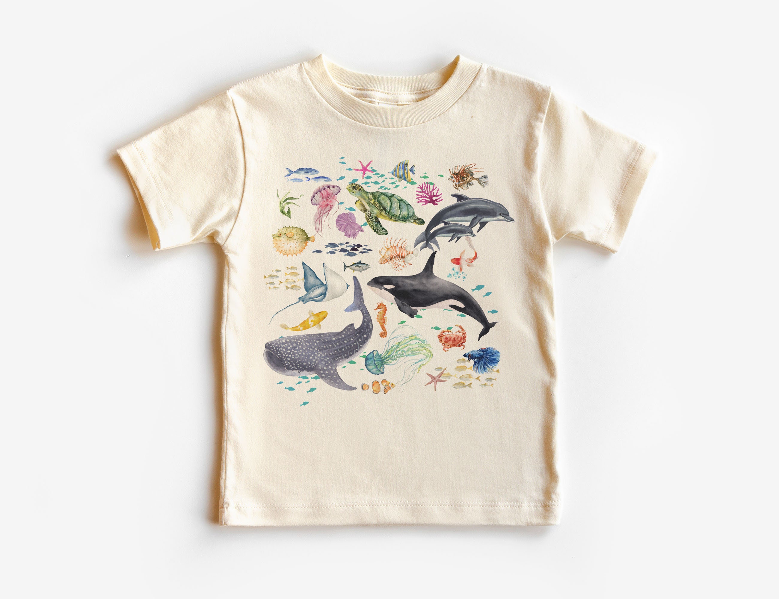 Under the Sea Toddler Shirt - Cute Ocean Creatures Children's