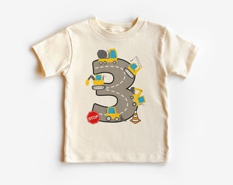 3.Geburtstag Bagger Shirt, Bagger Shirt, Bagger Shirt, Bagger Shirt, Baumaschinen Shirt, 3.Geburtstagsgeschenk, Bagger Shirt, Baumaschinen