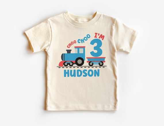 Kids Train Shirt - 3rd Birthday Kids Train Shirt - 3rd Birthday