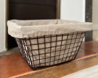 Oyster BASKET DECO & STORAGE Natural Linen