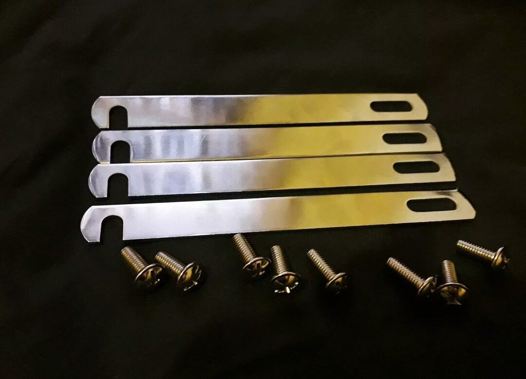 4 X Divan Bed Base Linking Bars Metal Silver Chrome & Screws Connecting Linkbar200mm Etsy UK