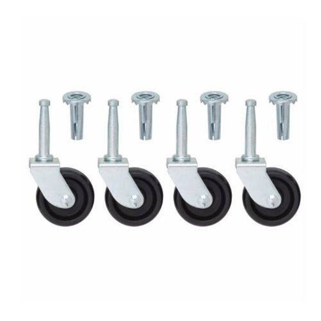 Ruote Girevoli Con Foro Per Perno 24 Pezzi 100 Mm | Leroy Merlin - Foto 6