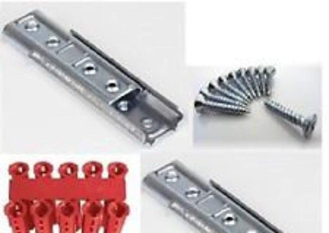 2 X Silver Metal KD Headboard Wall Mount Fixing Bolt Bracket Etsy