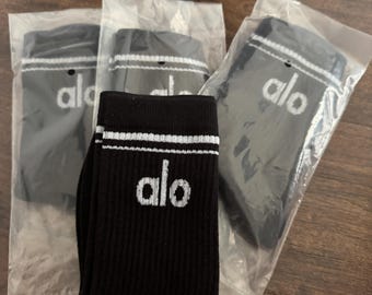 ALO ファッション スポーツ ヨガ ソックス - 3足組 ユニセックス