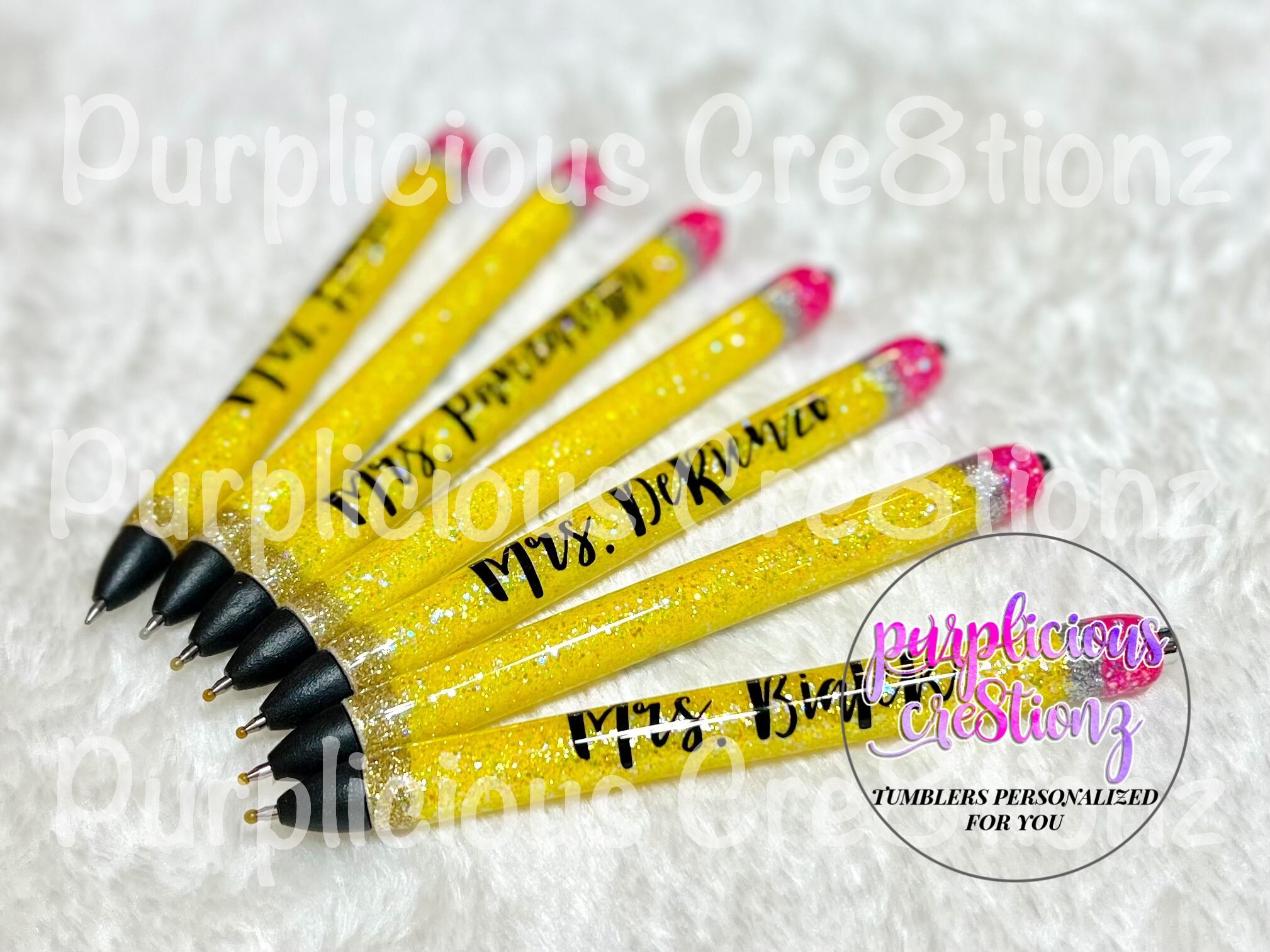 Non-glitter Pens Panther Pens School Theme Pens Teacher Gifts Teacher  Supplies Panther Paw 