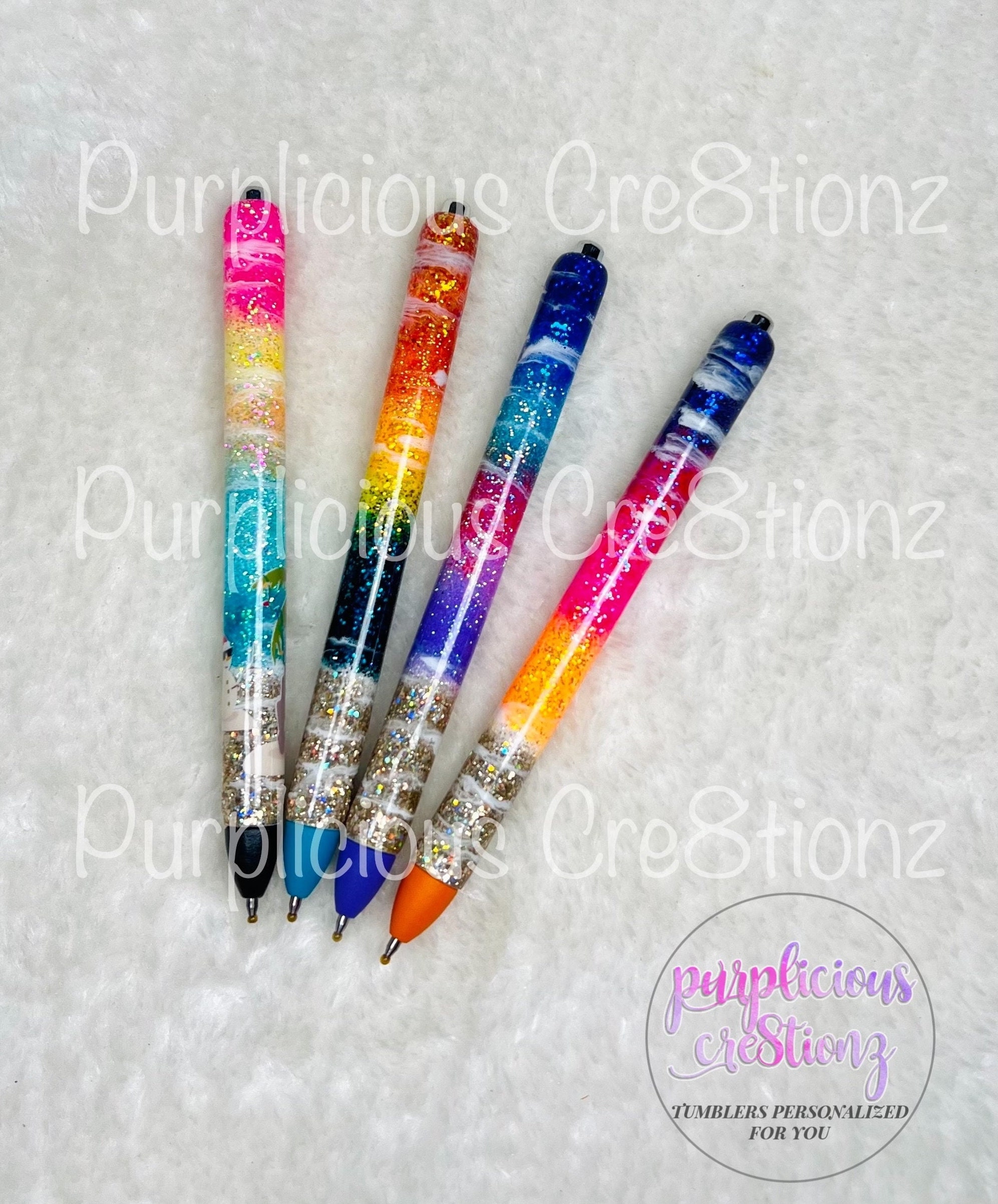 Flair Pens for Teachers Glitter Pens Ballpoint Pen Personalized Teacher  Pens Fancy Sparkly Pens Cool Gifts for Preschool Teacher