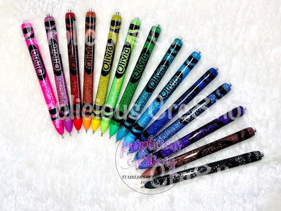 Home & Living :: Office & Organization :: Pens, Pencils & Writing :: Beach  Glitter Pens - Customizable!