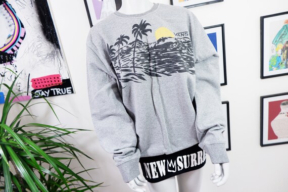 vans jumper grey