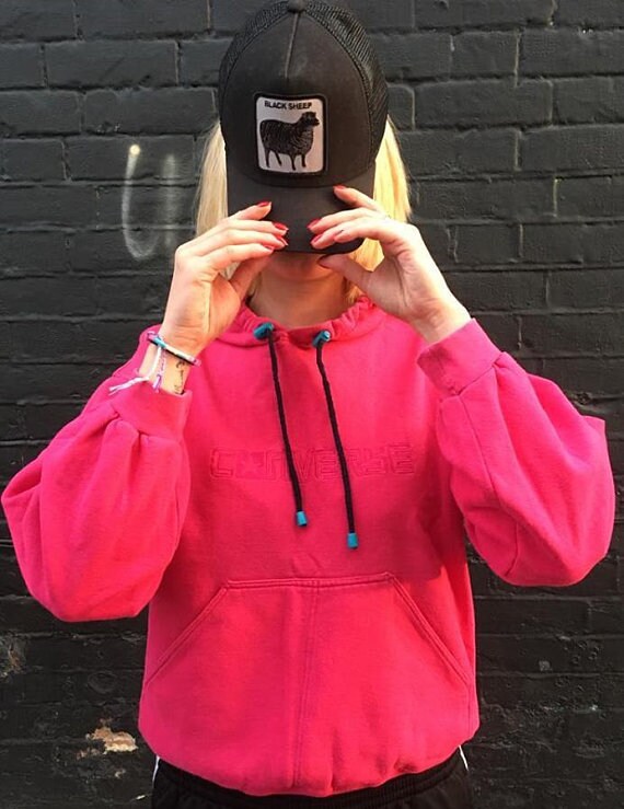 hot pink hoodie mens