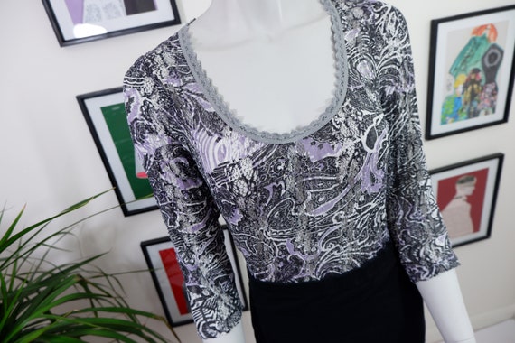 beautiful, vintage, women's sheer blouse, transpa… - image 4