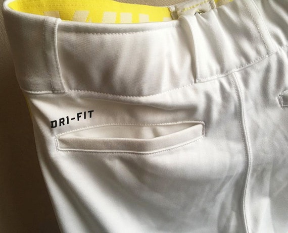 yellow nike tracksuit bottoms