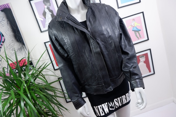 80s beautiful, vintage, women's real leather jack… - image 1