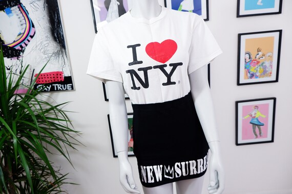 super cute, vintage, women's t-shirt, I love New Y