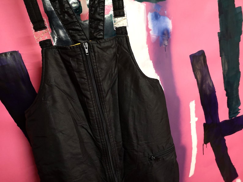 80s Vintage Women's Black Beige Ski Pants XS/S Retro Etsy UK