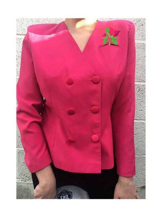 pink evening jacket