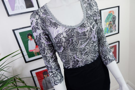 beautiful, vintage, women's sheer blouse, transpa… - image 5