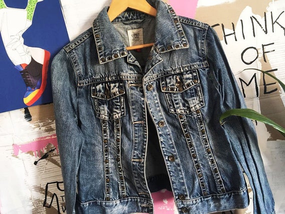 button up jean jacket