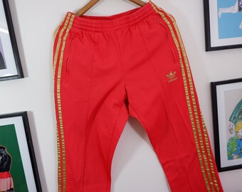 mens adidas tracksuit bottoms size large