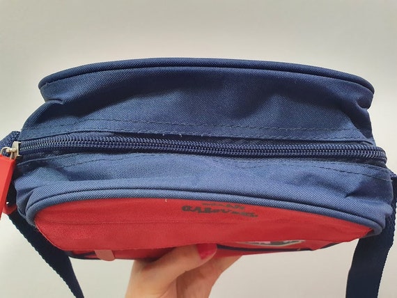 vintage coccodrillo bag for kids, red, navy blue,… - image 6