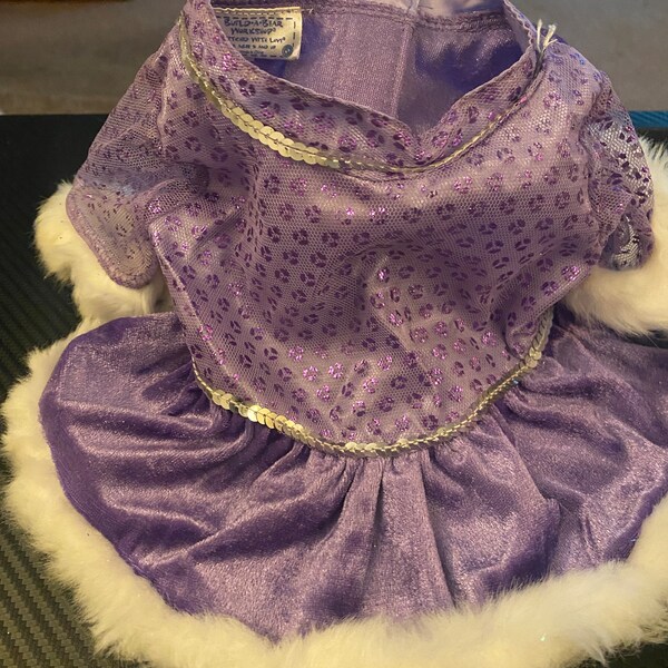 Purple Fur Dress