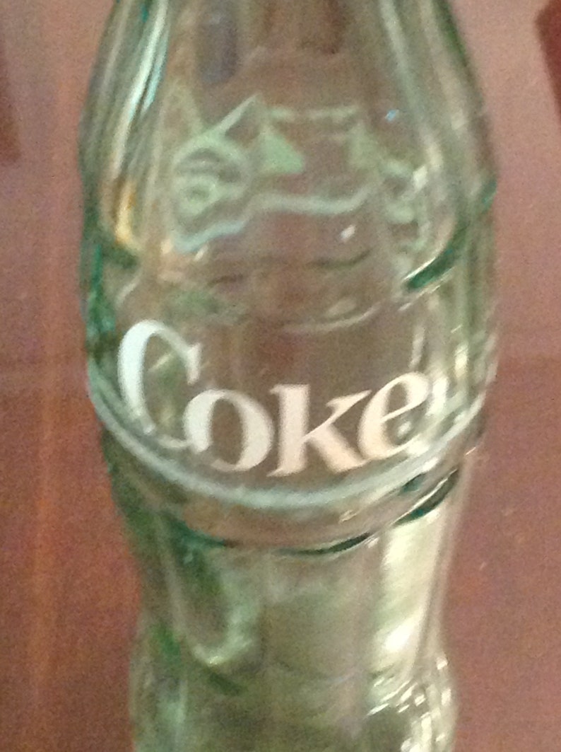Vintage Cocacola Empty Bottle With Lid, Coke Bottle, 10oz Size, Money