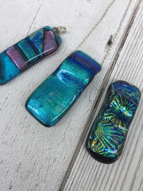 Fused glass Jewellery Etsy