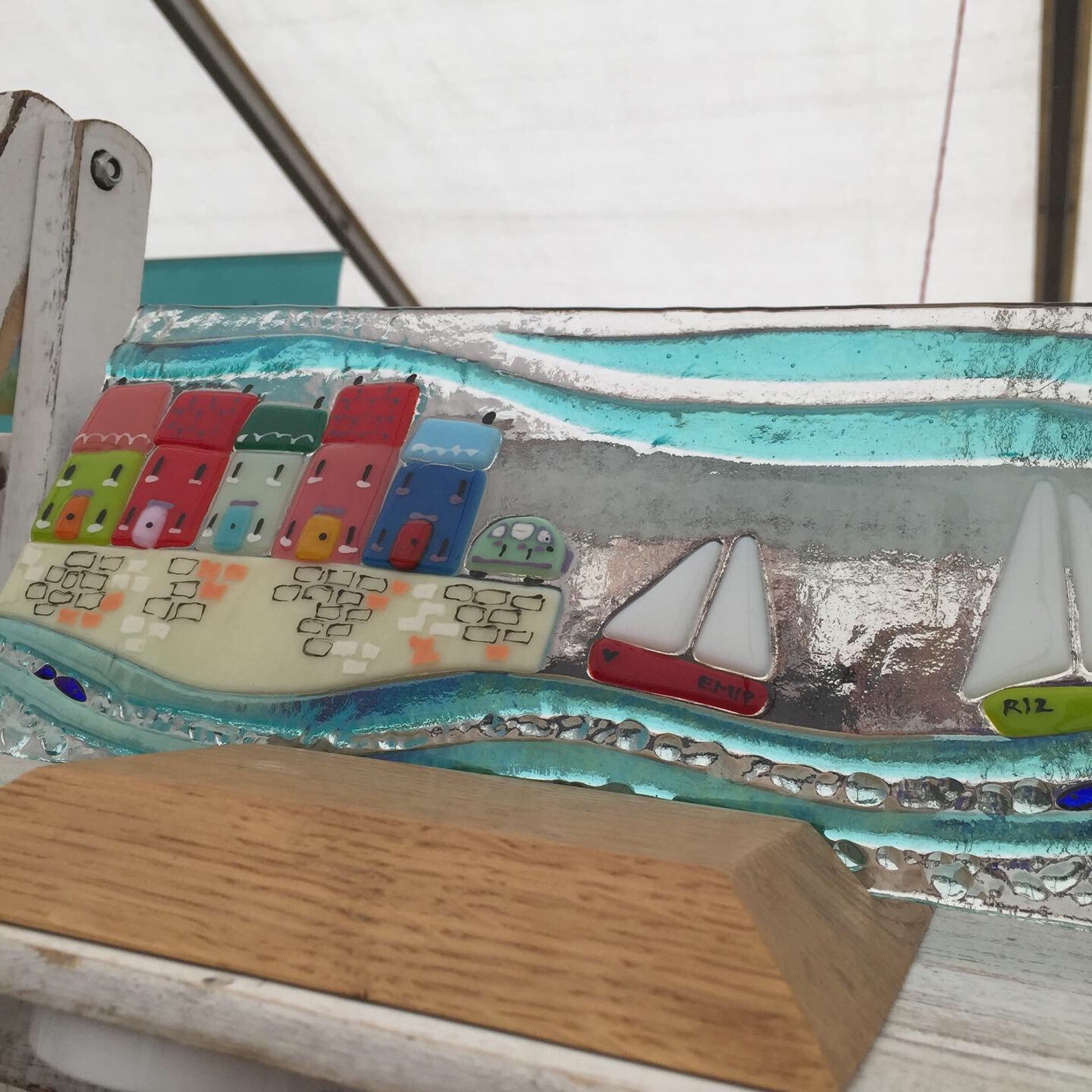 FUSED GLASS SEASCAPE Etsy UK