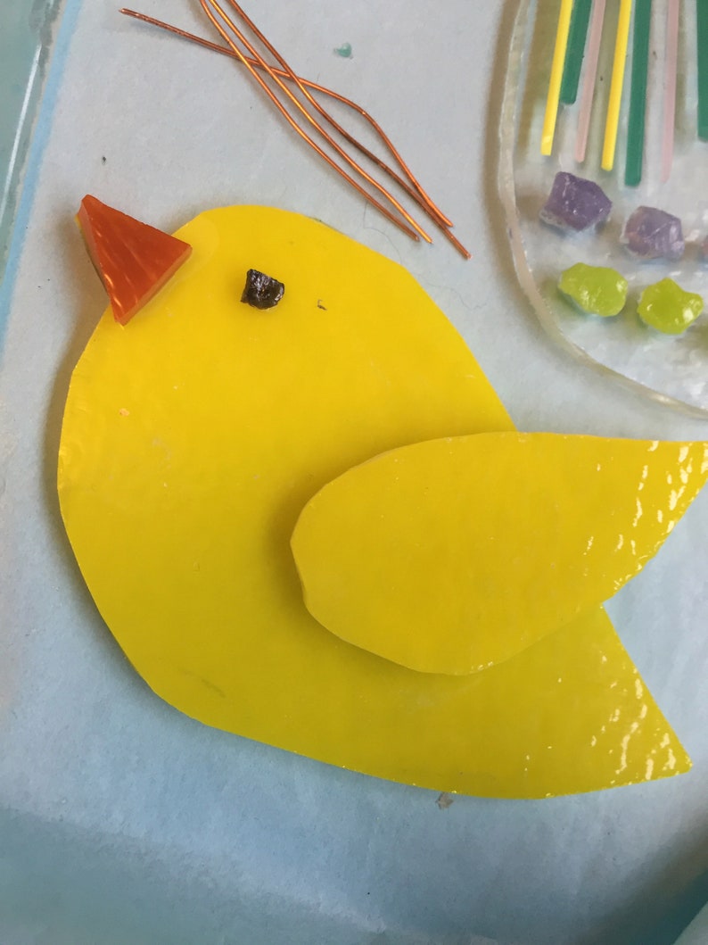 Fused Glass Make at Home Glass Kits Easter Kit Etsy UK