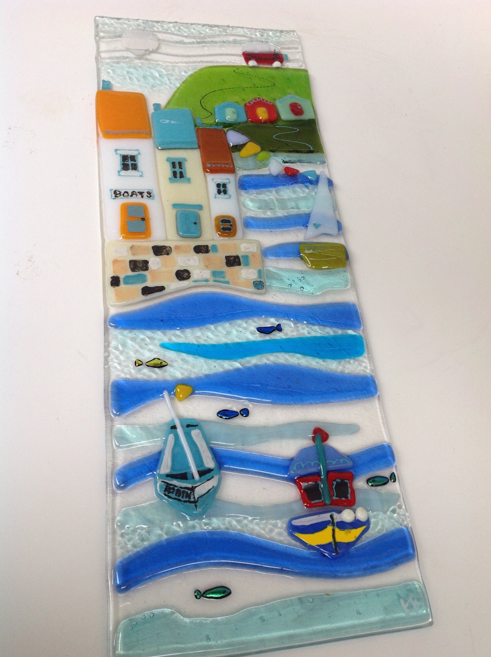 FUSED GLASS SEASCAPE Etsy UK