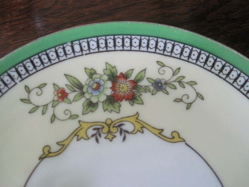 Noritake Lemon Dish with Side Handle Roseara Pattern